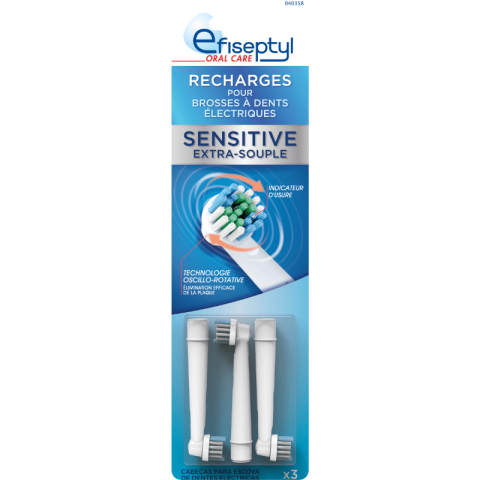 Recharges brosse à dents électrique Efiseptyl face