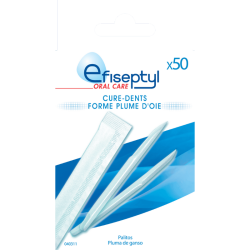 Cure-dents plume d'oie Efiseptyl x50
