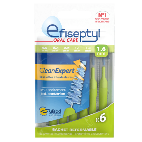 Brossette interdentaire 1,6mm Efiseptyl clean expert