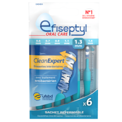 Brossette interdentaire 1,3mm Efiseptyl clean expert