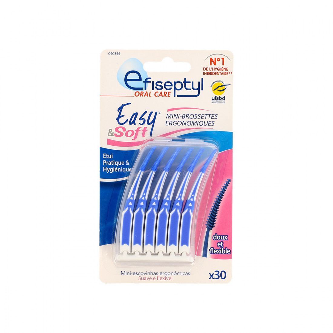 Mini-brossette ergonomique Easy & Soft par EFISEPTYL
