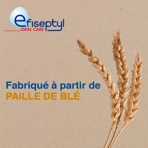 Porte fil à partir de paille de blé