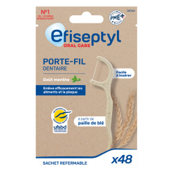 PORTE-FIL DENTAIRE PAILLE DE BLÉ Efiseptyl Face