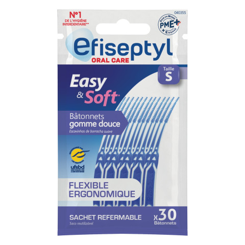 Brossette interdentaire Easy & Soft mini-brossette ergonomique x30