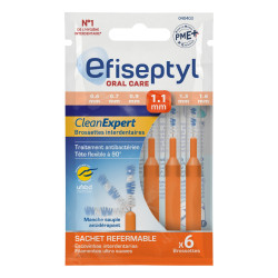 Brossette interdentaire 1,1mm Efiseptyl clean expert