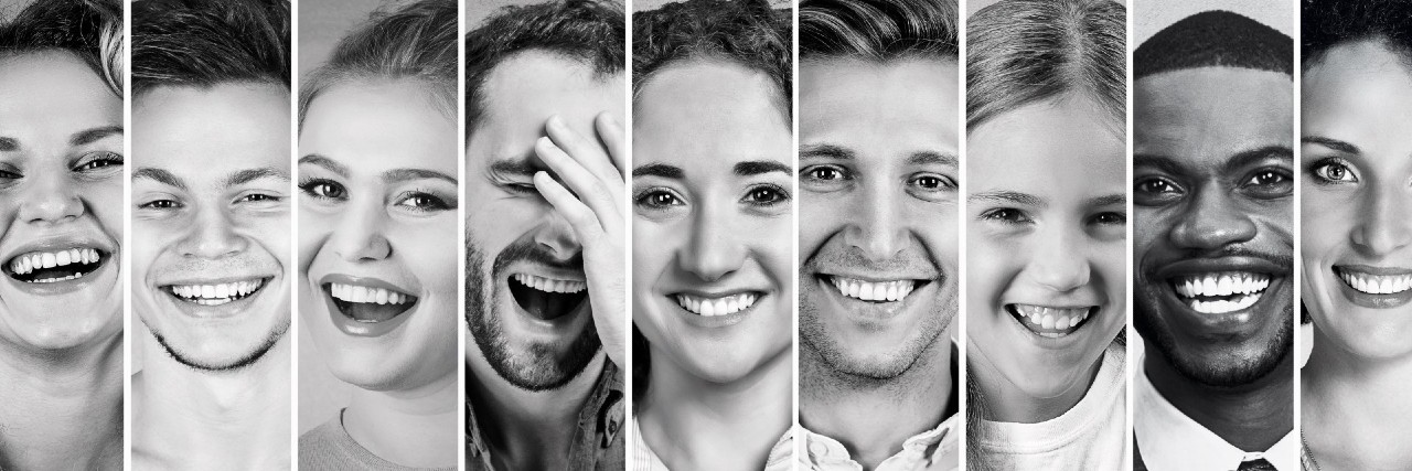 Visages souriants